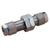 Push-in bulkhead connector 240290500 nickel plated brass